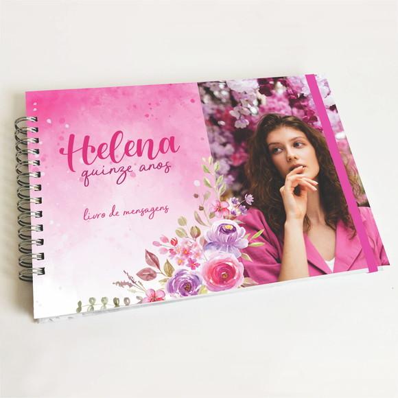 Livro de Mensagens 15 Anos - Fucsia