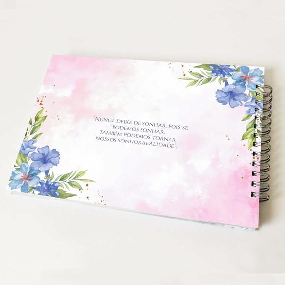 Livro de Mensagens 15 Anos - Rosa Chiclete
