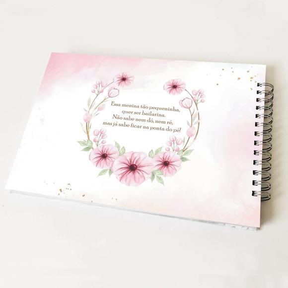 Livro de Mensagens Aniversário - Bailarina