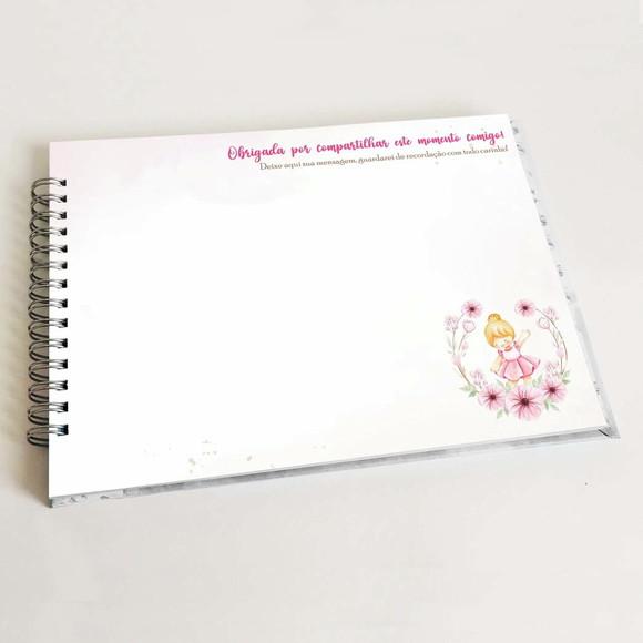 Livro de Mensagens Aniversário - Bailarina