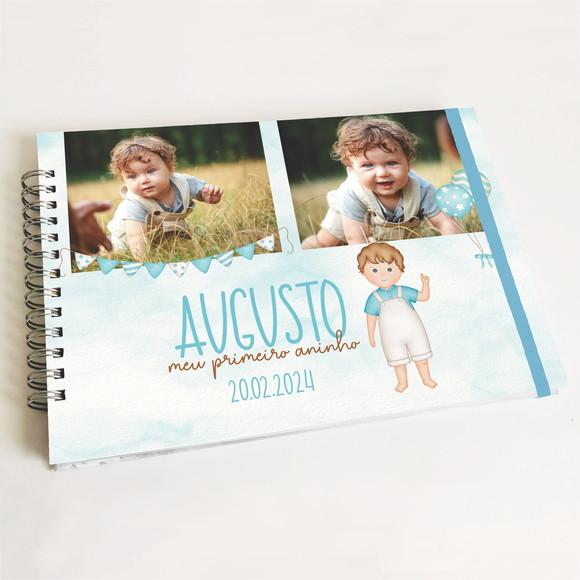 Livro de Mensagens Aniversário - Menino