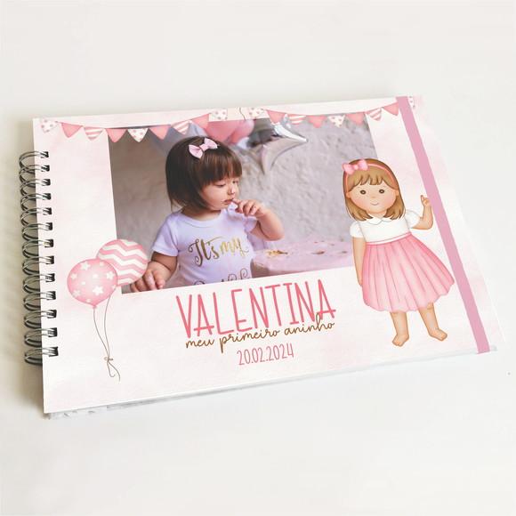 Livro de Mensagens Aniversário - Menina