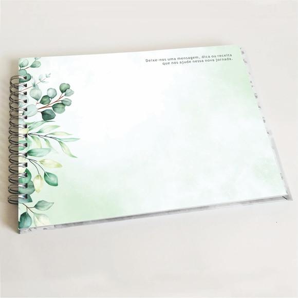 Livro de Mensagens Casamento - Verde Menta
