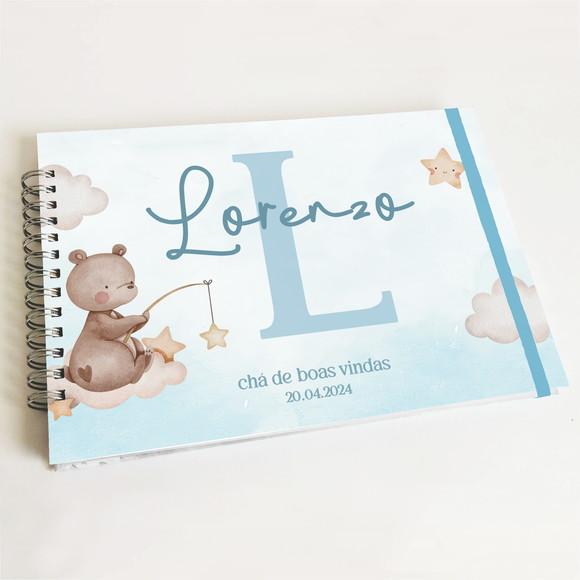 Livro de Mensagens Chá - Menino