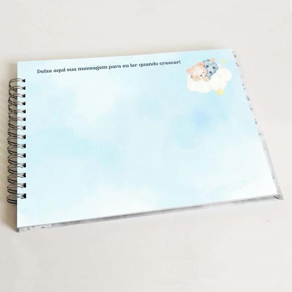 Livro de Mensagens Infantil - Ursinho na Lua