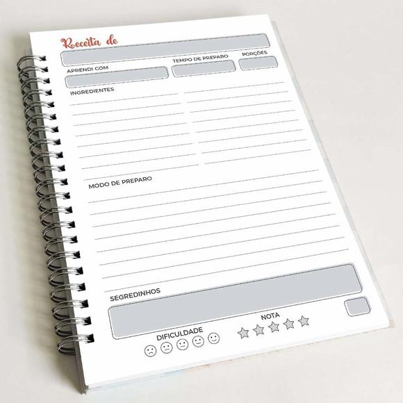 Livro de Receitas Personalizável
