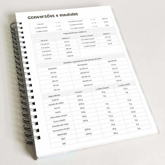 Livro de Receitas Personalizável