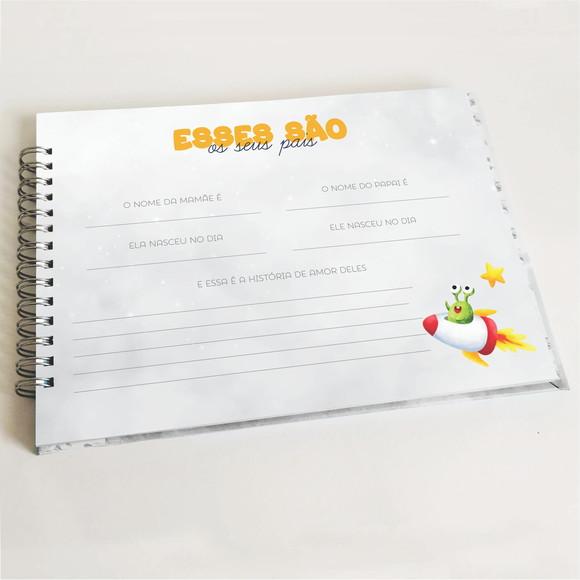 Livro do Bebê Horizontal - Astronauta