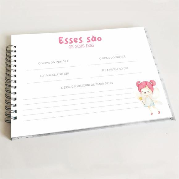 Livro do Bebê Horizontal - Fadas