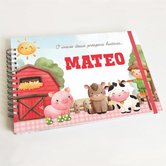 Livro do Bebê Horizontal - Fazendinha