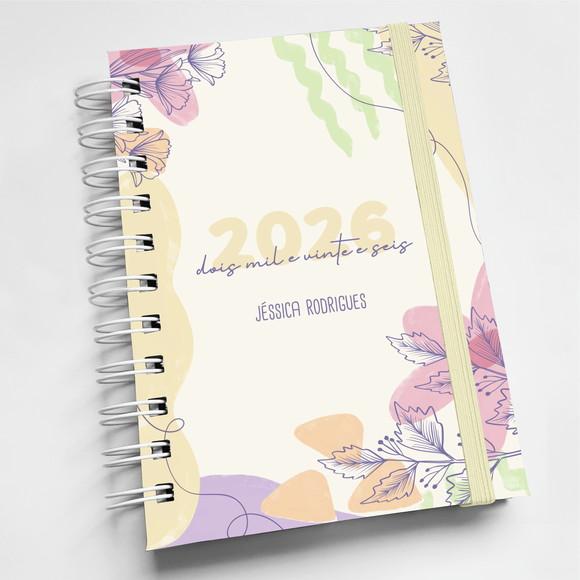 Mini Agenda A6 Personalizada Cores