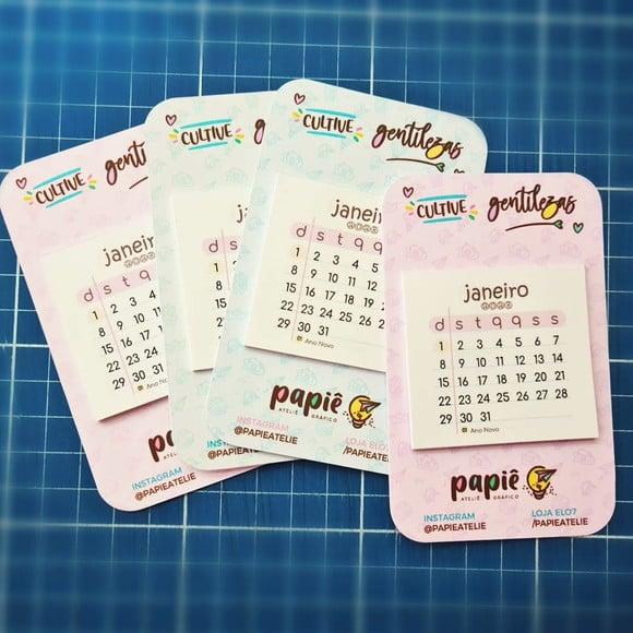 Mini Calendário Personalizado