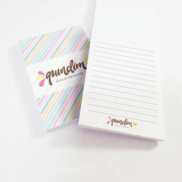 Mini Bloquinho de Anotações com Cola Personalizado