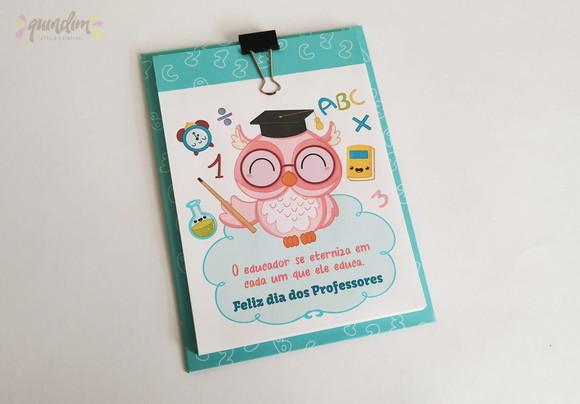 Mini Prancheta - Dia dos Professores