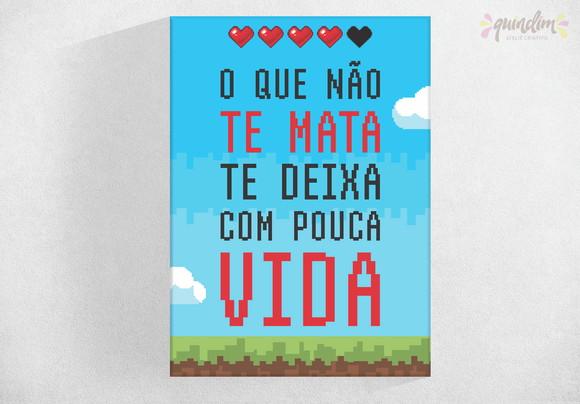 Placa decorativa - Pouca vida