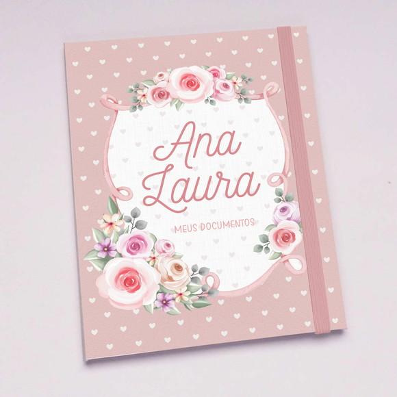 Porta Documentos A6 Floral
