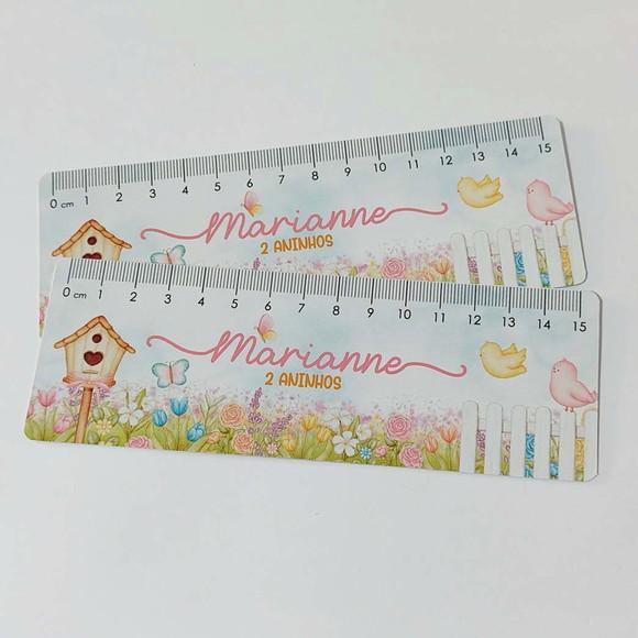 Régua Plastificada Personalizada