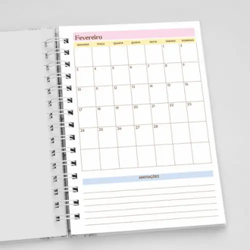 Agenda A5 Personalizada - Floral