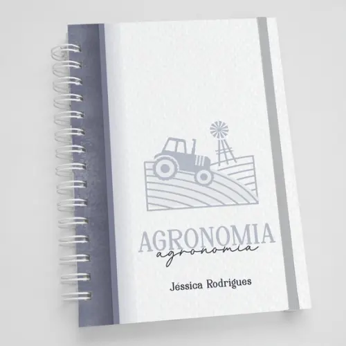 Agenda A5 Personalizada Profissões - Agronomia