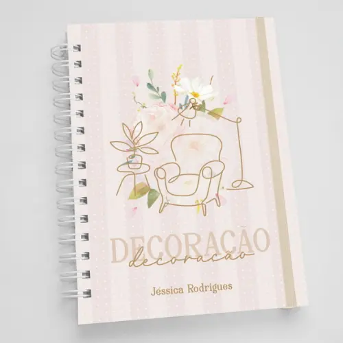 Agenda A5 Personalizada Profissões - Decoradora
