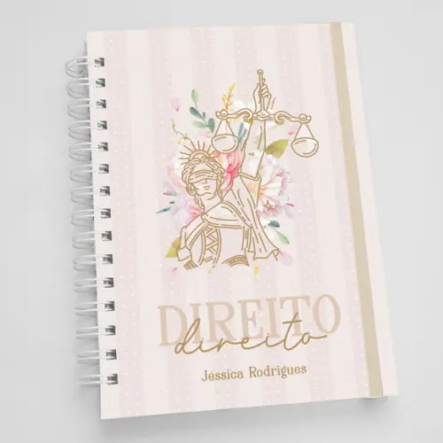 Agenda A5 Personalizada Profissões - Direito