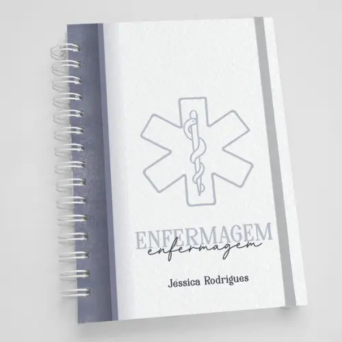 Agenda A5 Personalizada Profissões - Enfermagem