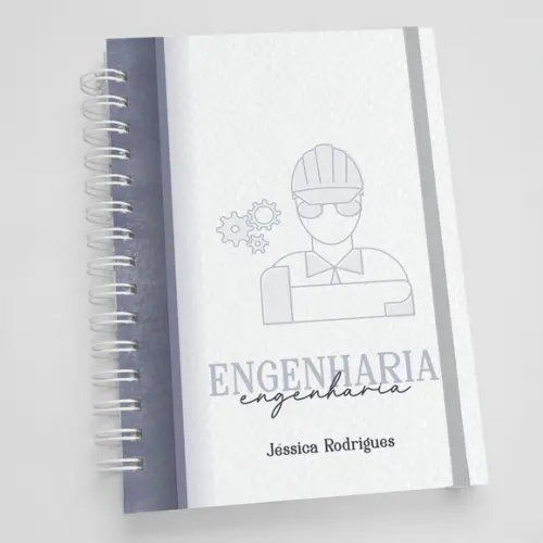 Agenda A5 Personalizada Profissões - Engenharia