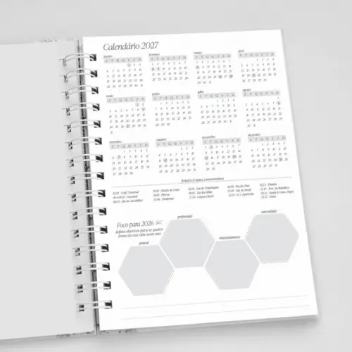 Agenda A5 Personalizada Profissões - Nutrição