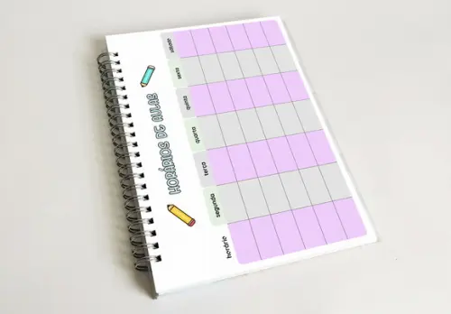 Agenda Escolar Personalizada - Menina
