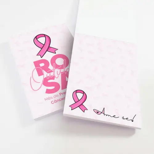 Bloquinho de Anotações A6 com Cola Personalizado