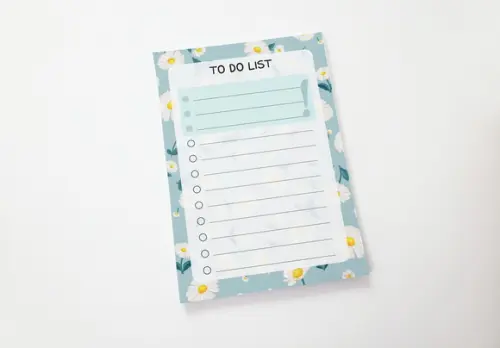 Bloquinho To do List - Margaridas