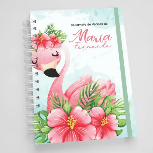Caderneta de Vacina - Flamingo