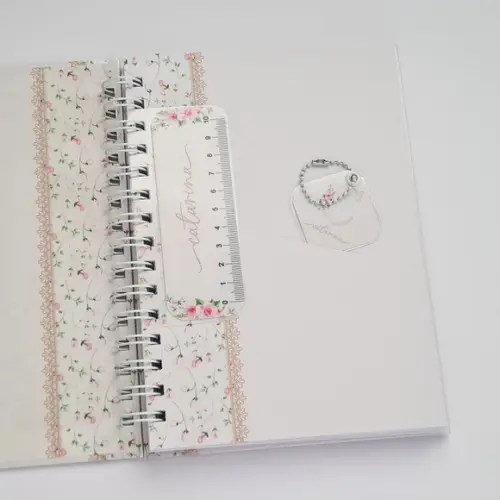 Caderno A5 Personalizado - Floral