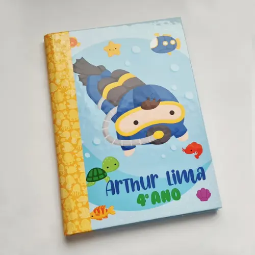 Caderno Brochura A5 Personalizado