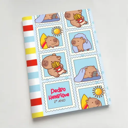 Caderno Brochura Universitário - Capivara
