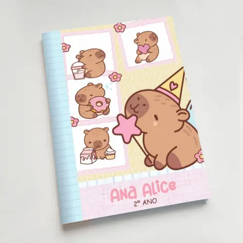 Caderno Brochura Universitário - Capivara