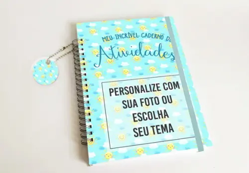 Caderno de Atividades Infantis - Personalizado