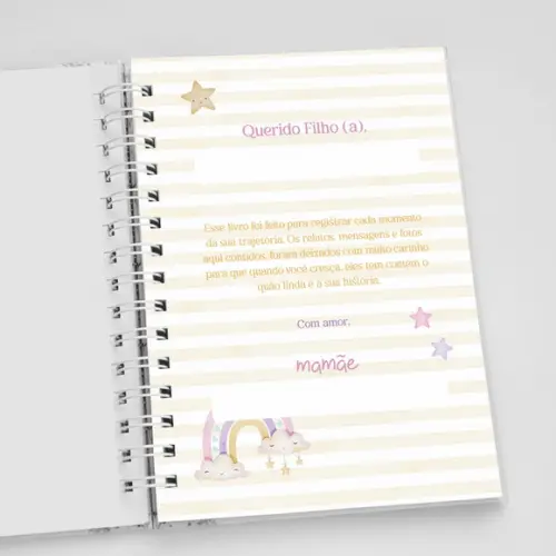 Caderno de Memórias da Mamãe - Arco-íris