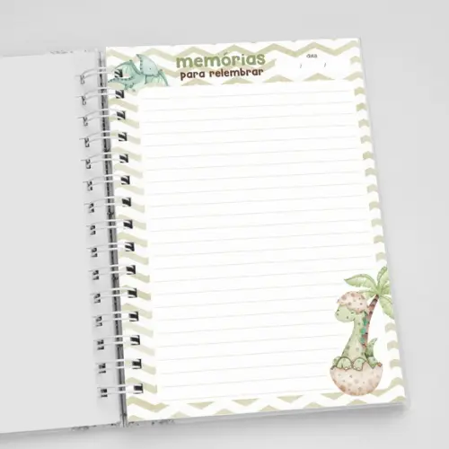 Caderno de Memórias da Mamãe - Dinossauros
