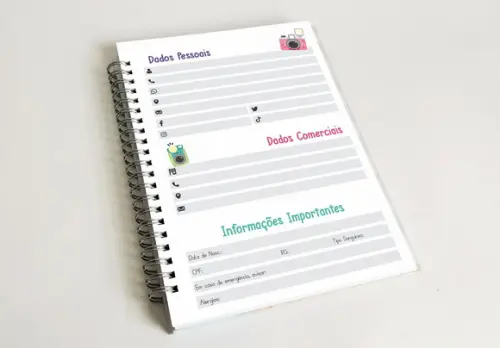 Caderno de Pedidos - Fotografia