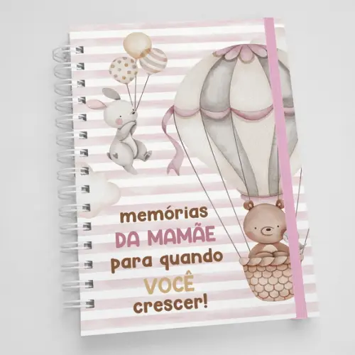 Caderno de Memórias da Mamãe - Ursinha