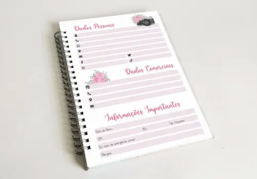 Caderno de Pedidos - Fotografia