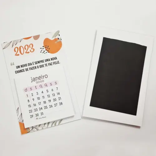 Calendário 7x7 Personalizado com Imã