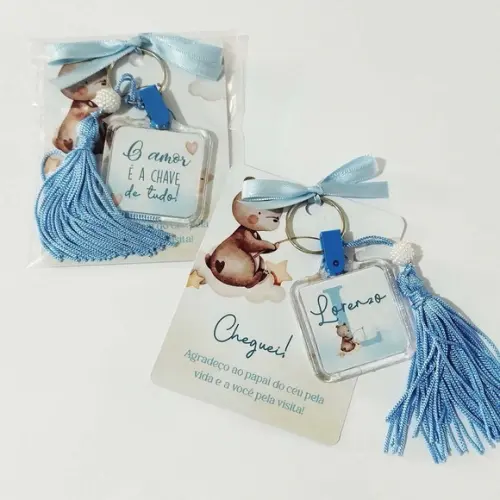 Chaveiro Acrílico com Tag Personalizado