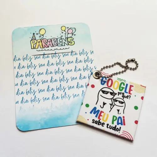 Chaveiro Cartonado com Tag Personalizado