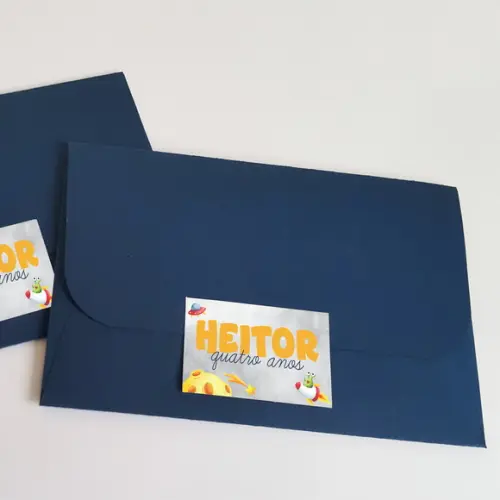 Convite Impresso Personalizado com Envelope
