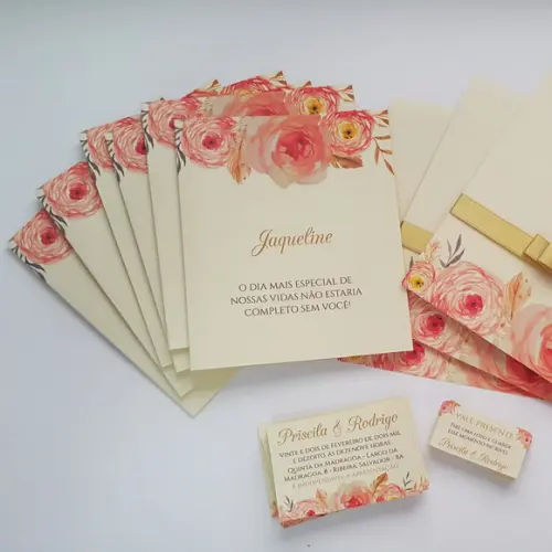 Convite Padrinhos Personalizados