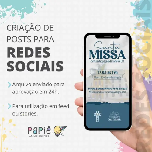 Criação de Posts para Redes Sociais