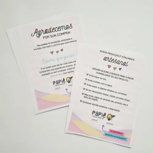 Folheto A6 em Papel Offset