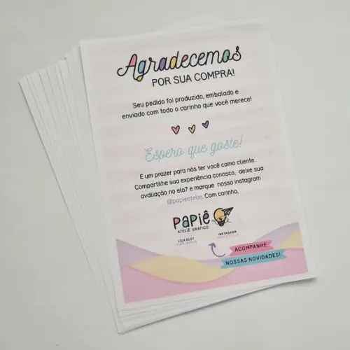 Folheto A6 em Papel Offset